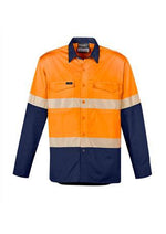 Load image into Gallery viewer, Mens Rugged Cooling Hi Vis Segmented Tape L/S Shirt - WORKWEAR - UNIFORMS - NZ
