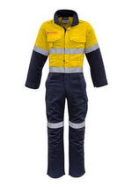 Load image into Gallery viewer, Mens Orange Flame HRC 2 Hoop Taped Spliced Overall - WORKWEAR - UNIFORMS - NZ
